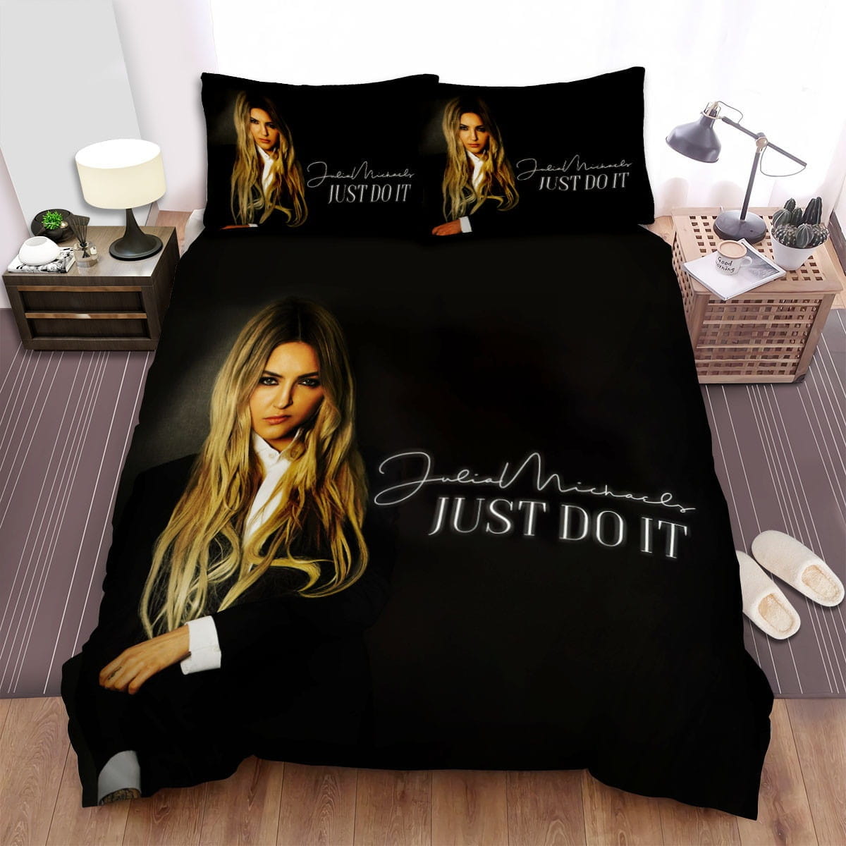 Julia Michaels Just Do It Bedding Sets Duvet Cover, Flatsheet, Pillowcase For Your Lover
