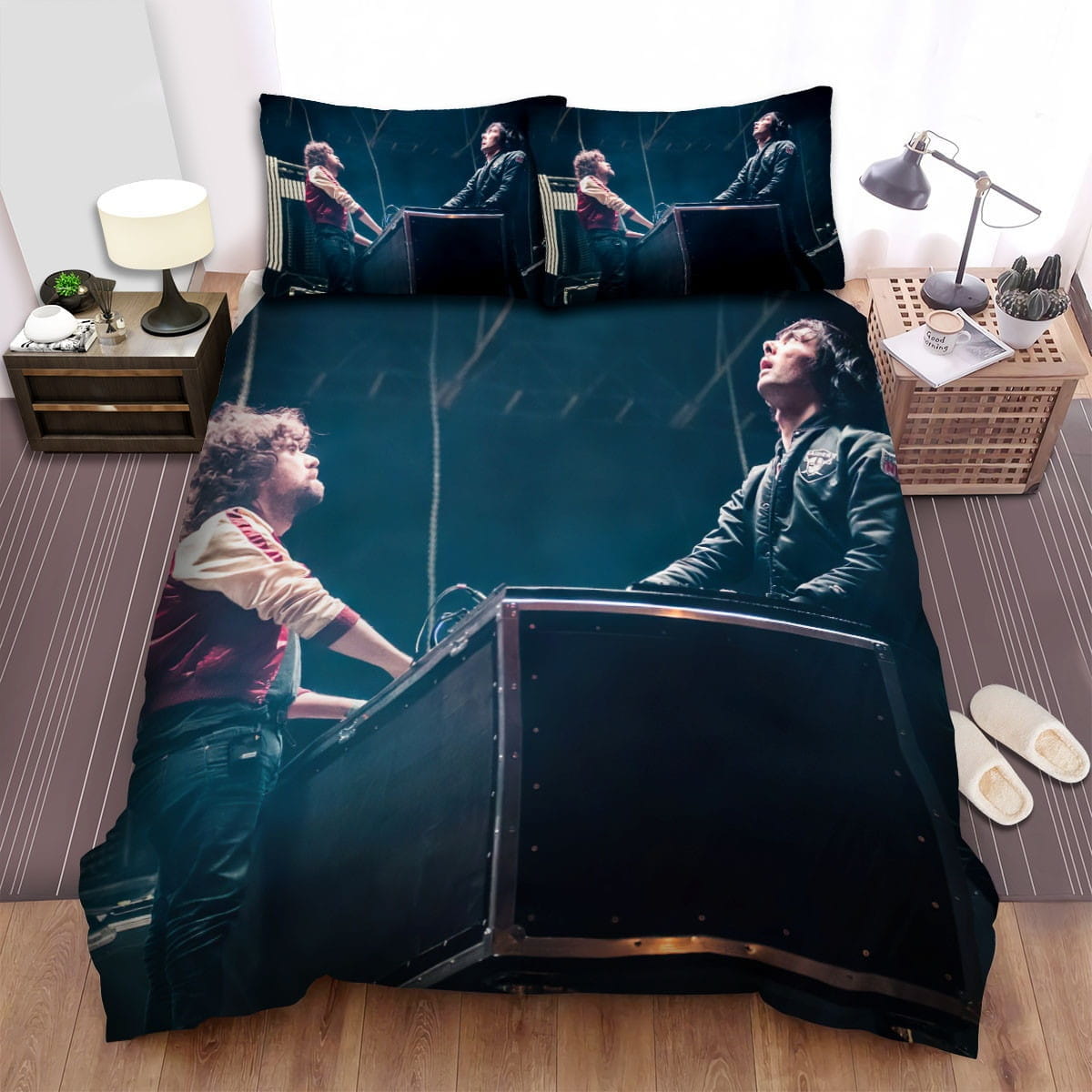 Justice Band On Stage Bedding Set, Gift For Christmas, Birthday, Thanksgiving