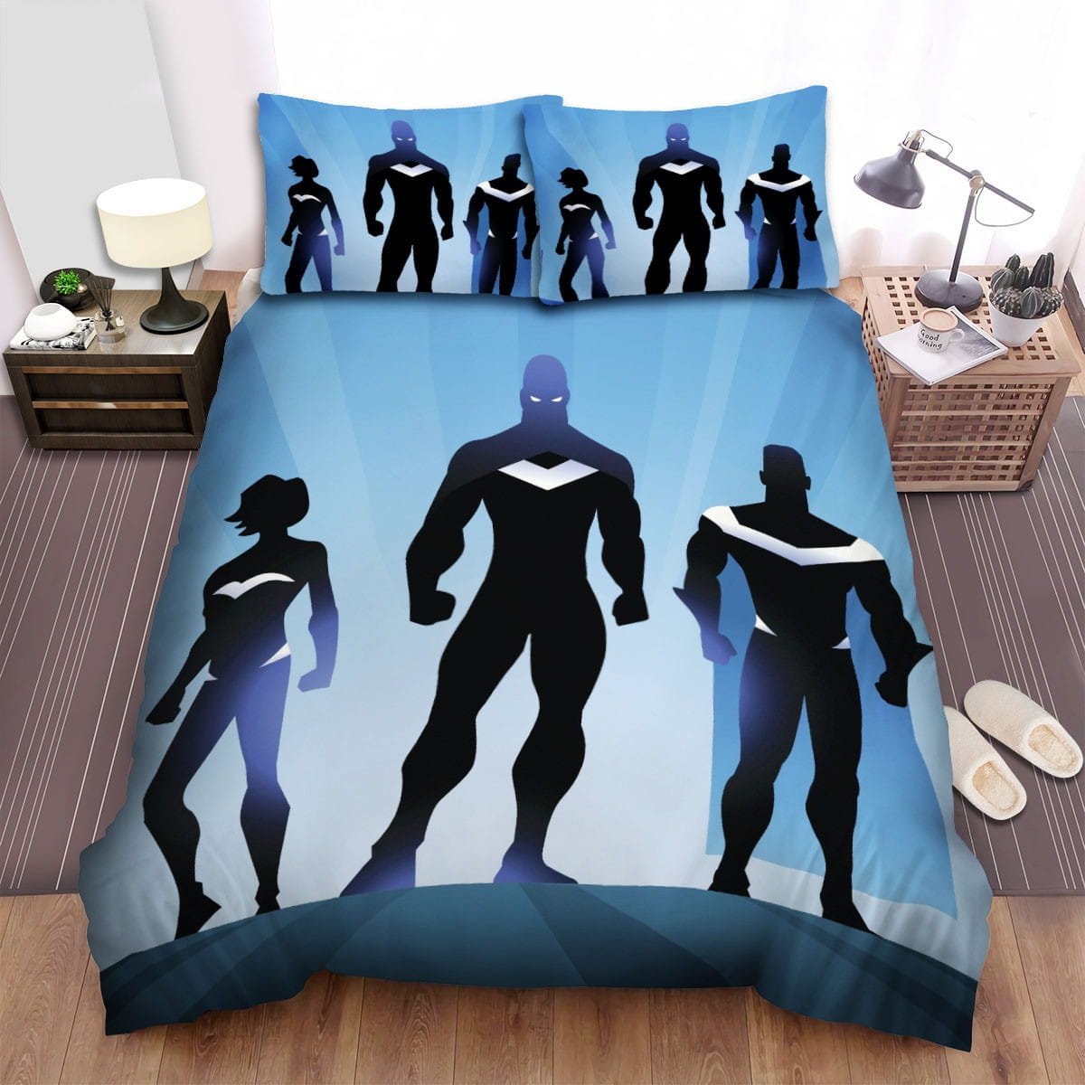 Justice League Group Image Bedding Sets Duvet Cover, Flatsheet, Pillowcases Perfect Gift For Fans