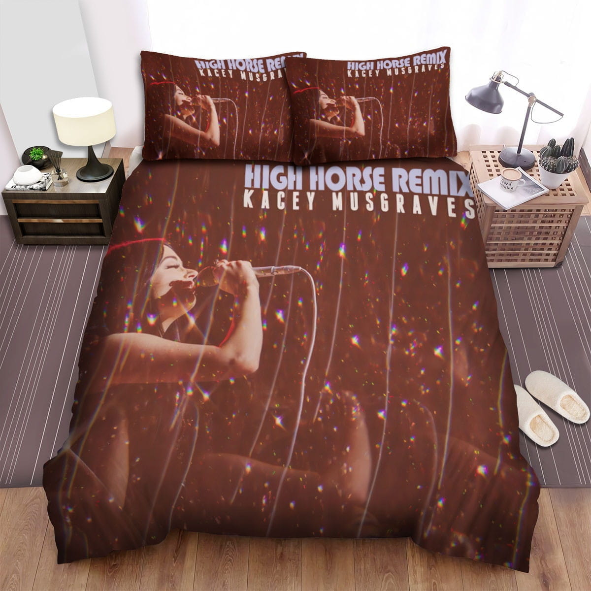 Kacey Musgraves High Horse Decorative Bedding Sets with Duvet Cover, Flatsheet, Pillowcases
