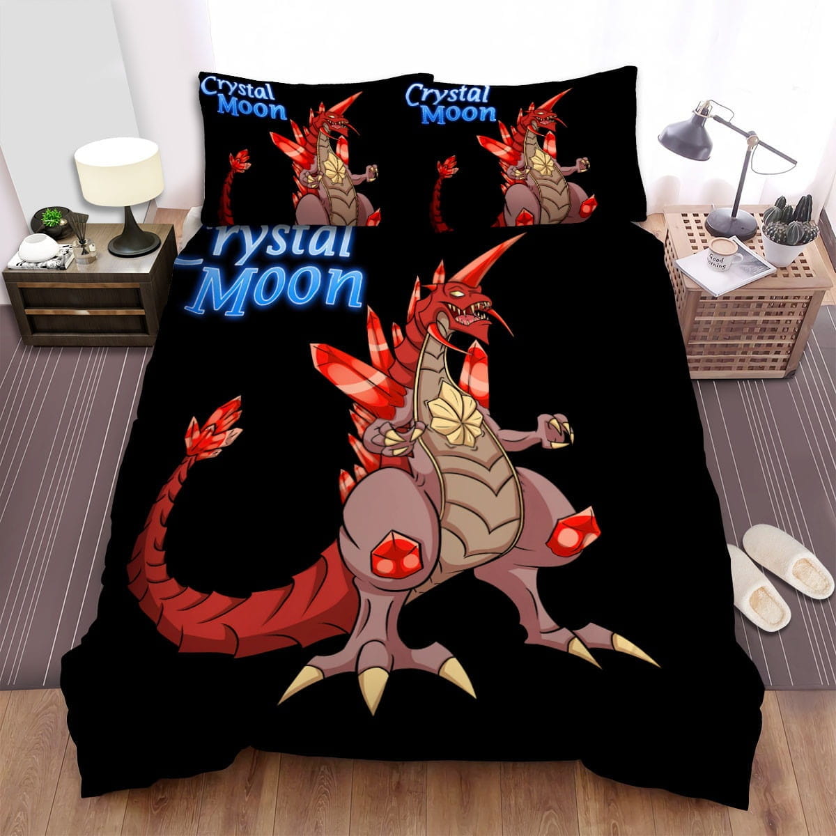 Kaijudo Crystal Beast Bedding Set, Gift For Christmas, Birthday, Thanksgiving