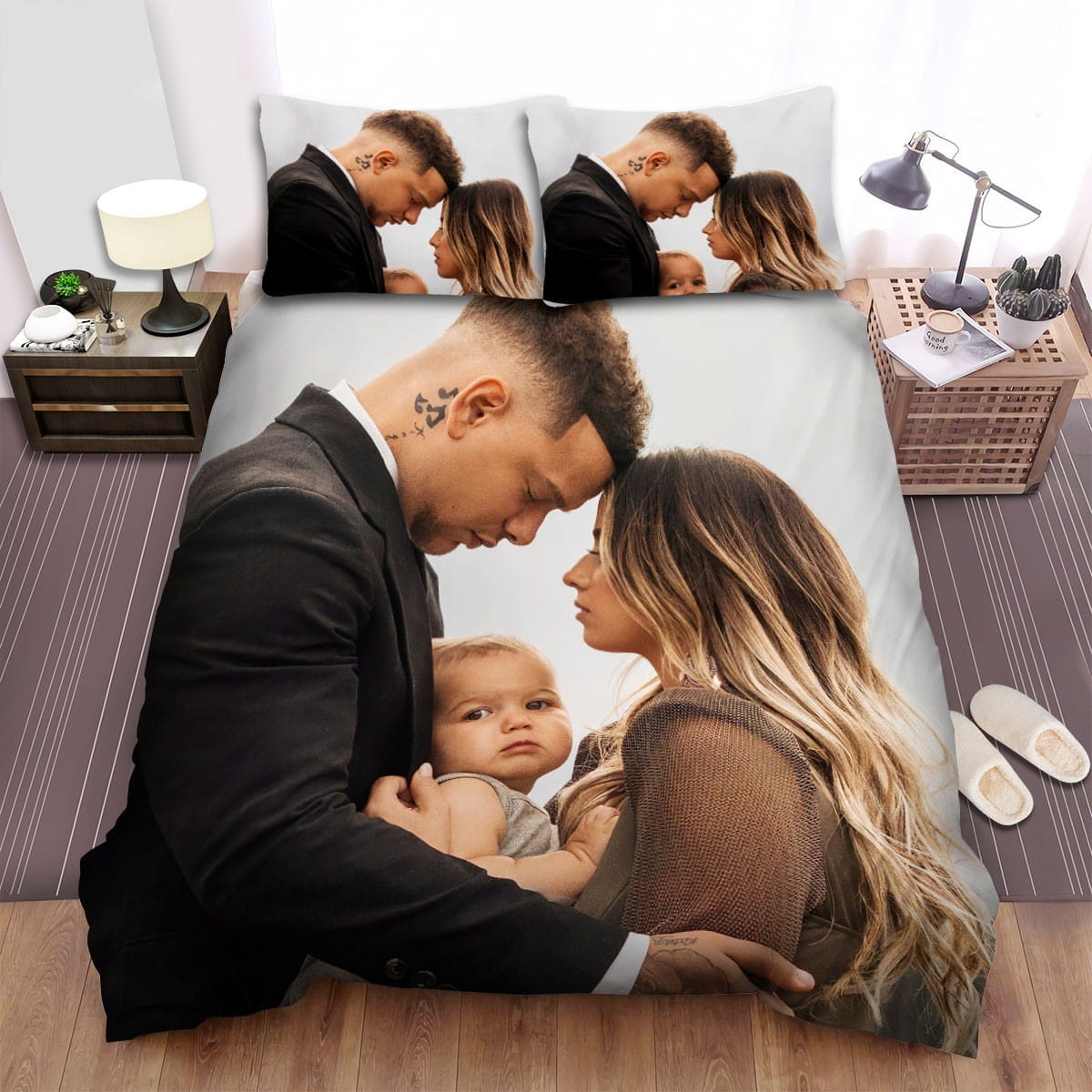 Kane Brown Worship You Bedding Sets Duvet Cover, Flatsheet, Pillowcases Perfect Gift For Fans