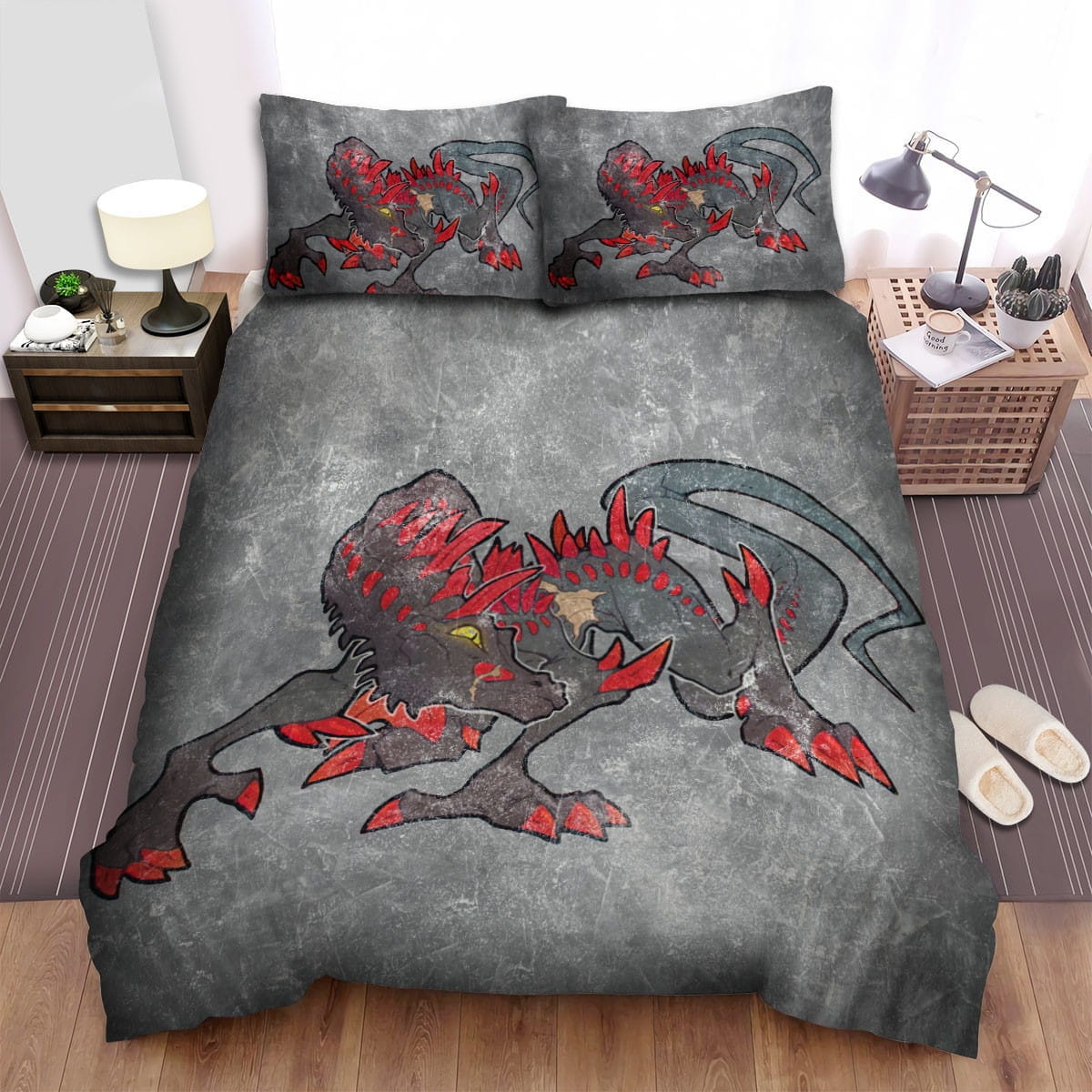 Kaijudo Monster Bedding Sets, Flatsheet Gift For Christmas, Thanksgiving, Halloween