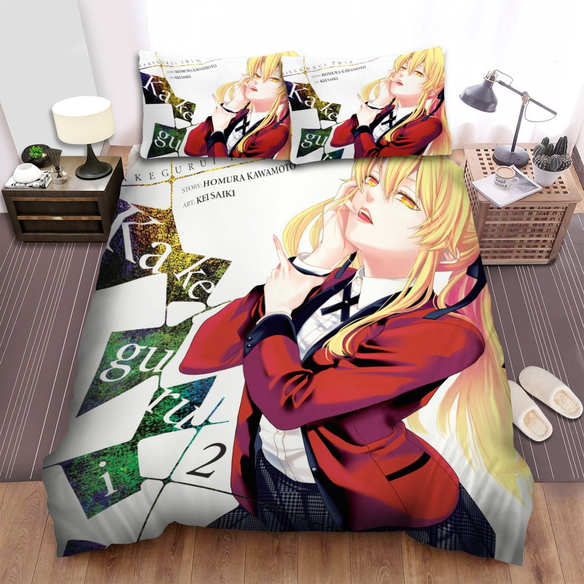 Kakegurui Mary Bedding Set, Gift For Christmas, Birthday, Thanksgiving