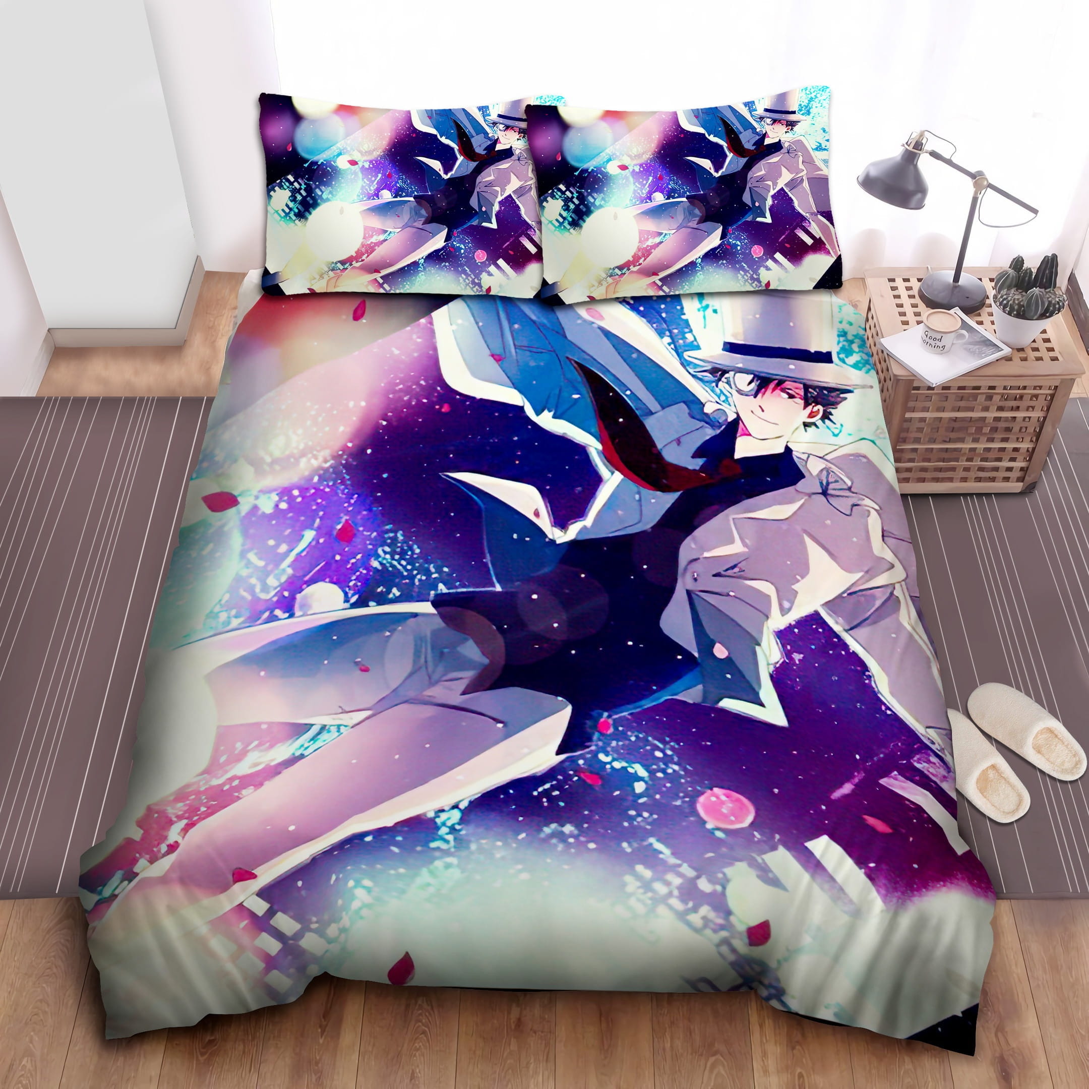 Kaito Kid Bedding Set, Gift For Christmas, Birthday, Thanksgiving
