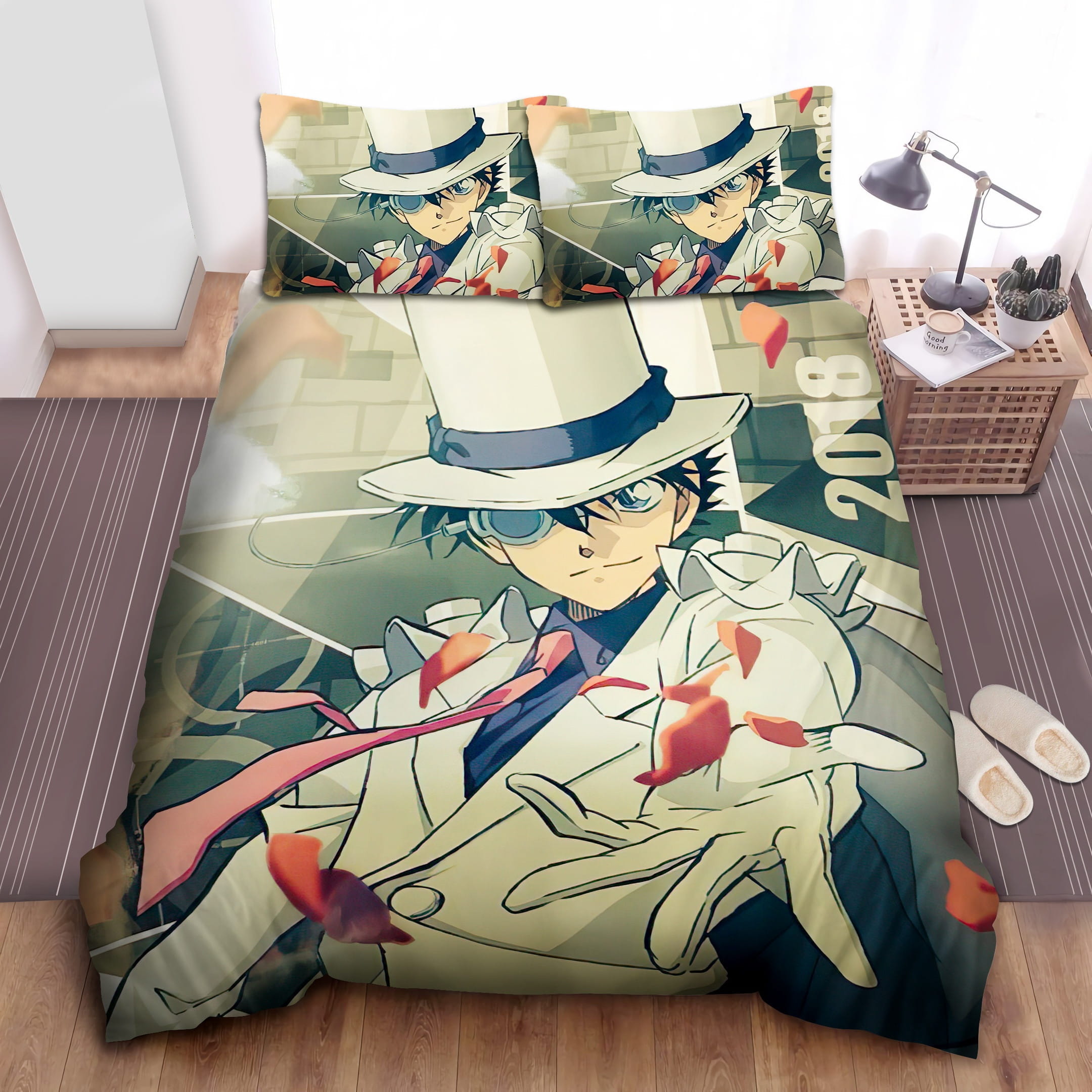 Kaito Kid Bedding Sets, Flatsheet Gift For Wife, Husband, Besties