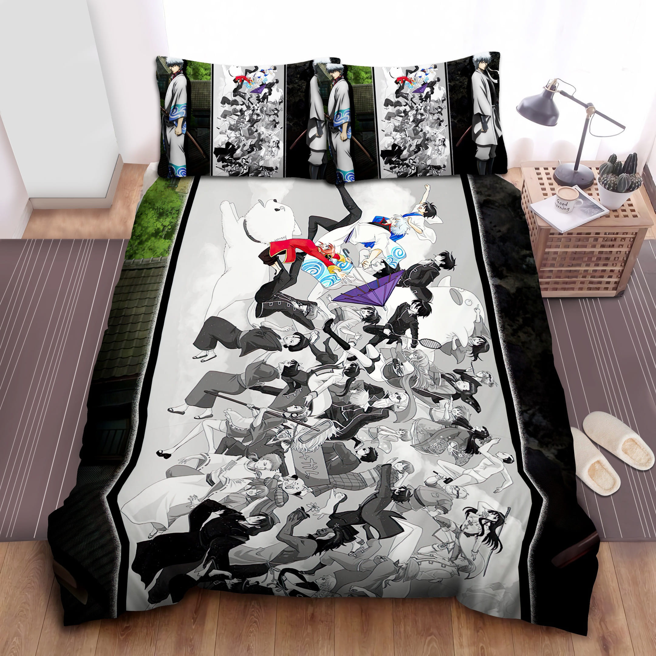 Kagura Riding Sadaharu Bedding Sets, Flatsheet Gift For Wife, Husband, Besties