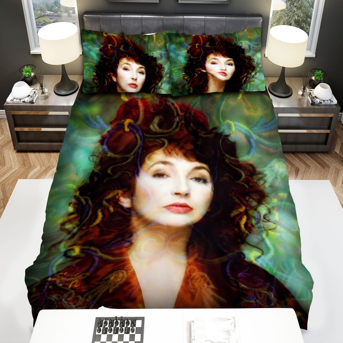 Kate Bush Beautiful Singer Bedding Set, Gift For Christmas, Birthday, Thanksgiving