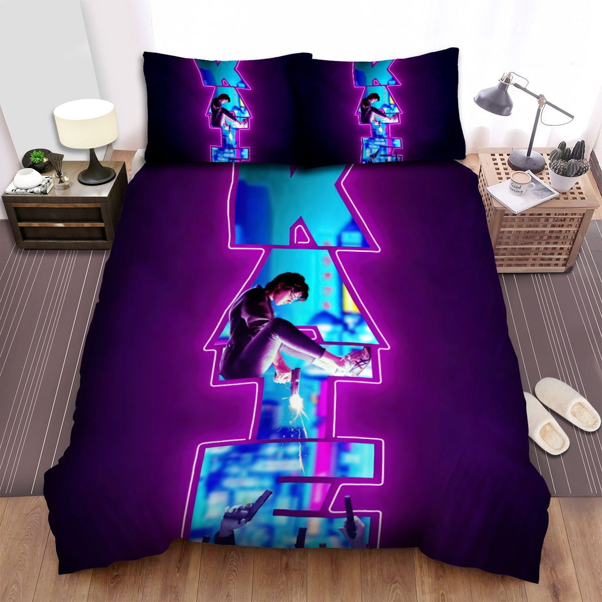 Kate (I) Movie Poster 2 Bedding Set, Gift For Christmas, Birthday, Thanksgiving