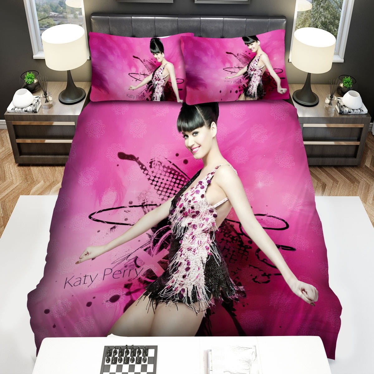 Katy Perry Bedding Sets Duvet Cover, Flatsheet, Pillowcases Perfect Gift For Fans