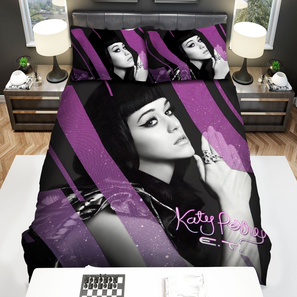 Katy Perry E.T Bedding Sets, Flatsheet Gift For Wife, Husband, Besties
