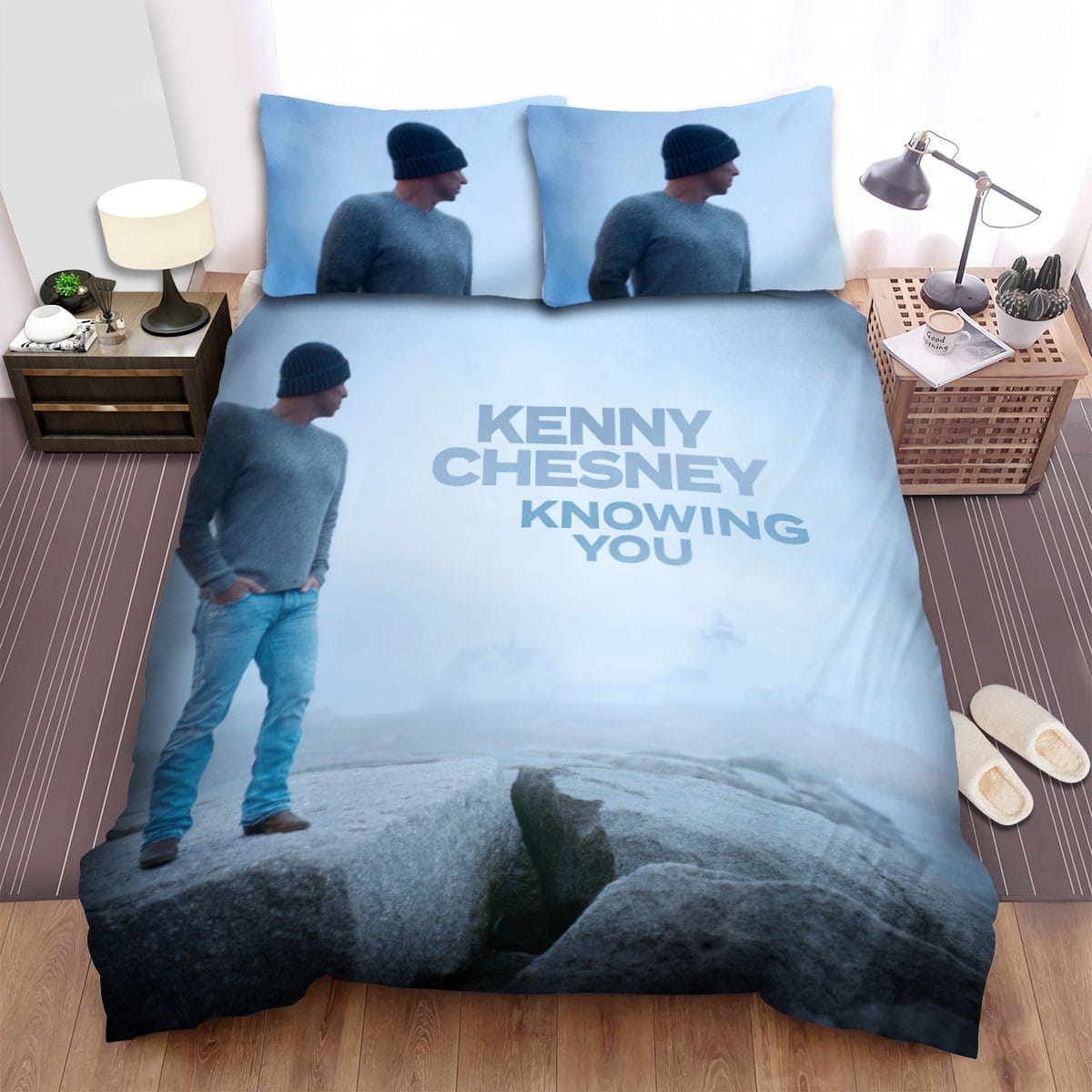 Kenny Chesney Knowing You Bedding Sets, Flatsheet Gift For Wife, Husband, Besties