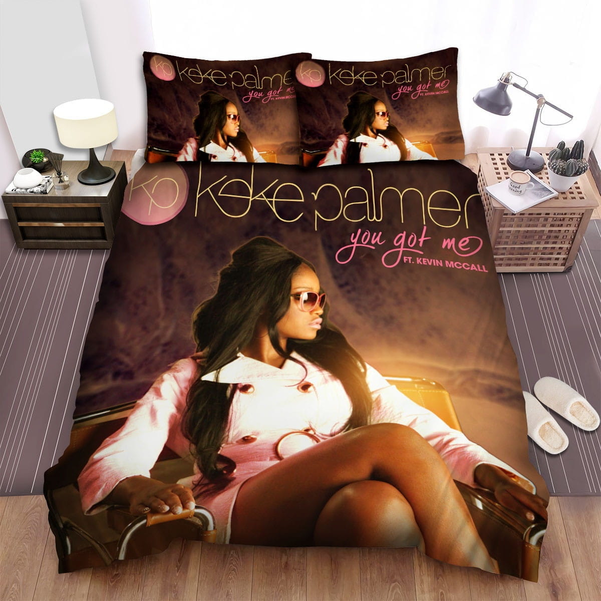 Keke Palmer You Got Me Decorative Bedding Sets with Duvet Cover, Flatsheet, Pillowcases