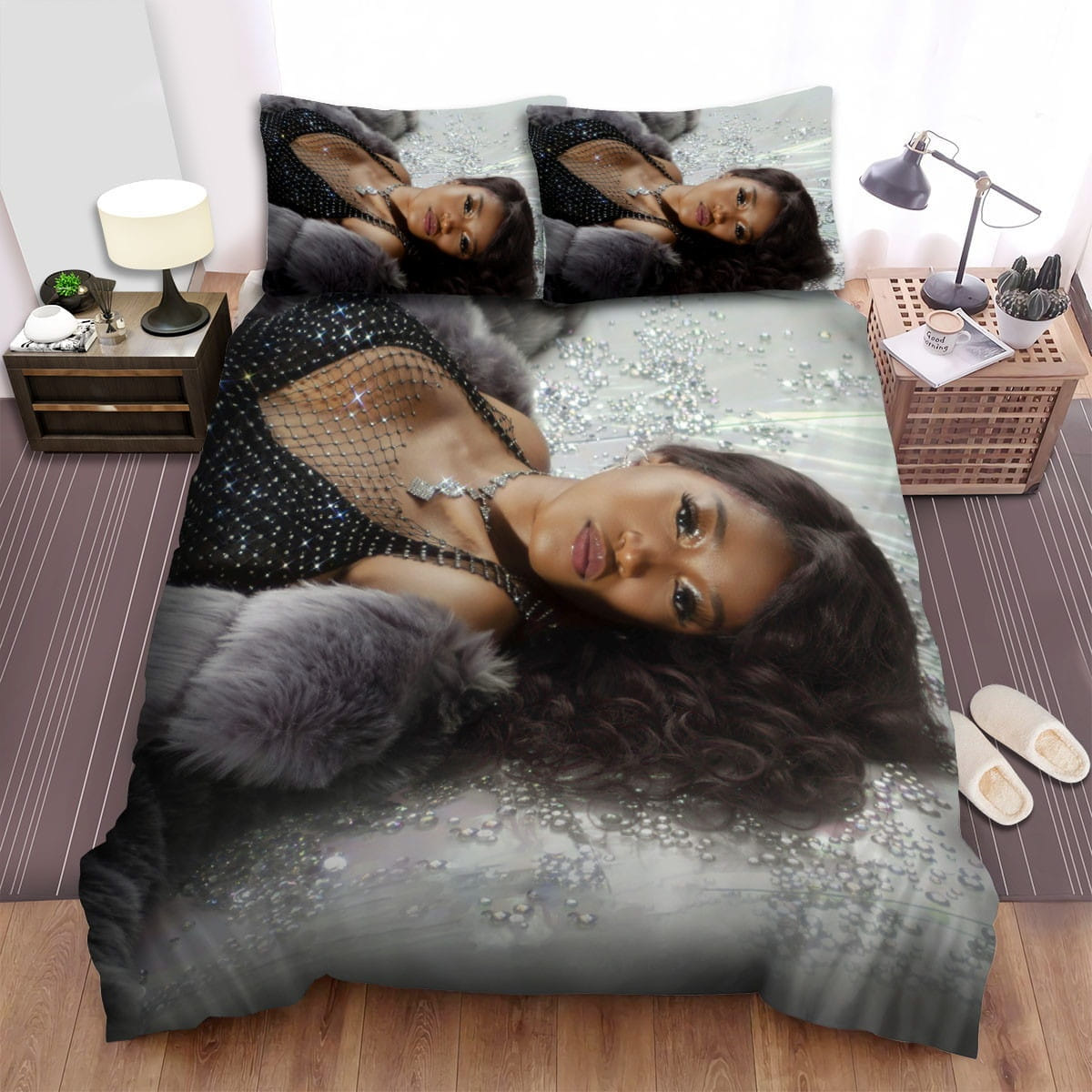 Keke Palmer Bedding Sets Duvet Cover, Flatsheet, Pillowcases Perfect Gift For Fans