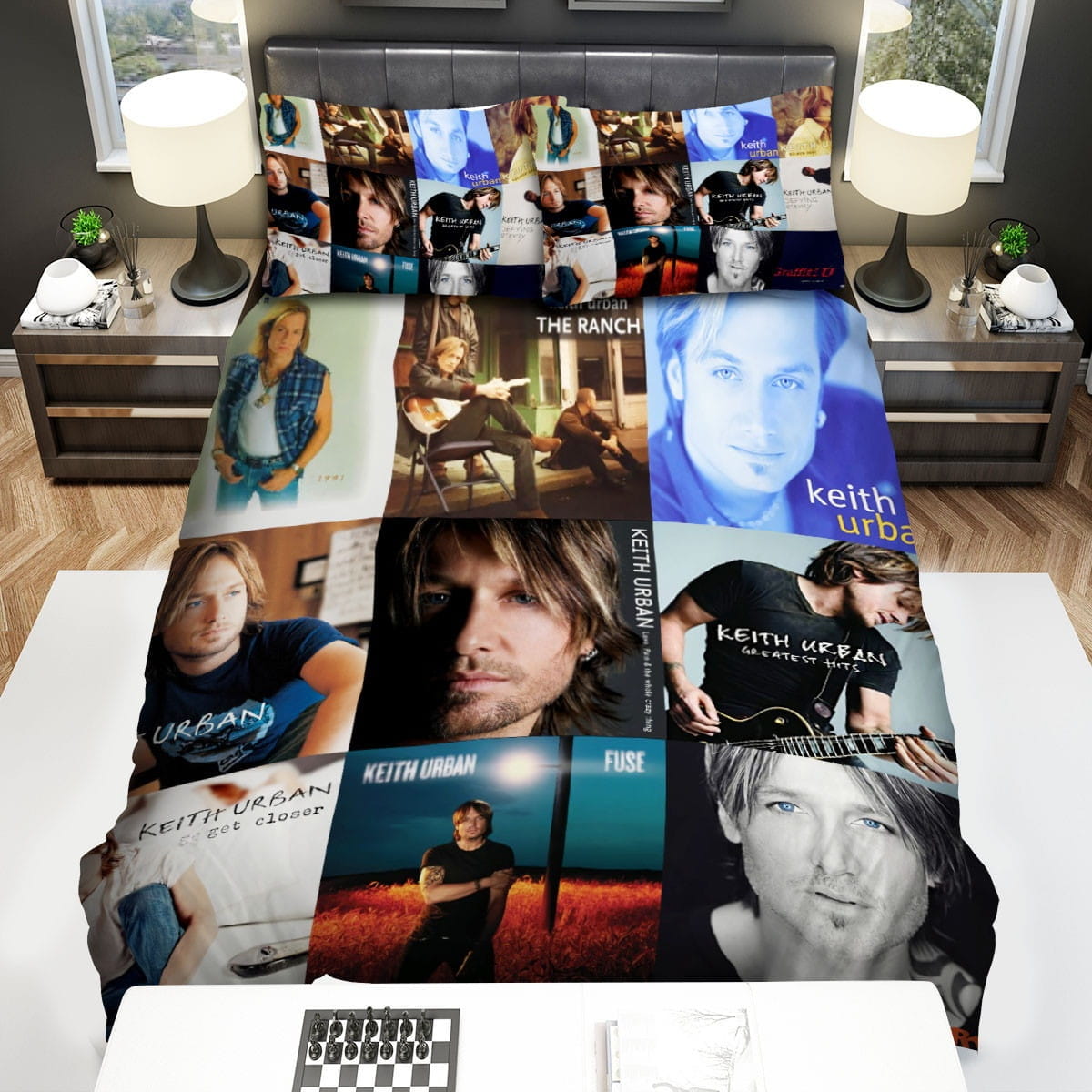 Keith Urban Albums Bedding Sets, Flatsheet Gift For Wife, Husband, Besties