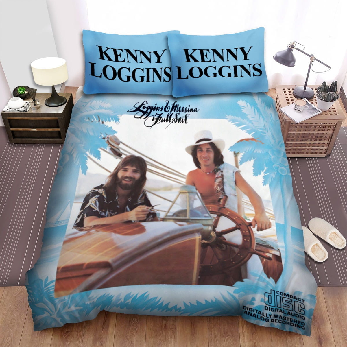 Kenny Loggins Compact Disc Bedding Set, Gift For Christmas, Birthday, Thanksgiving