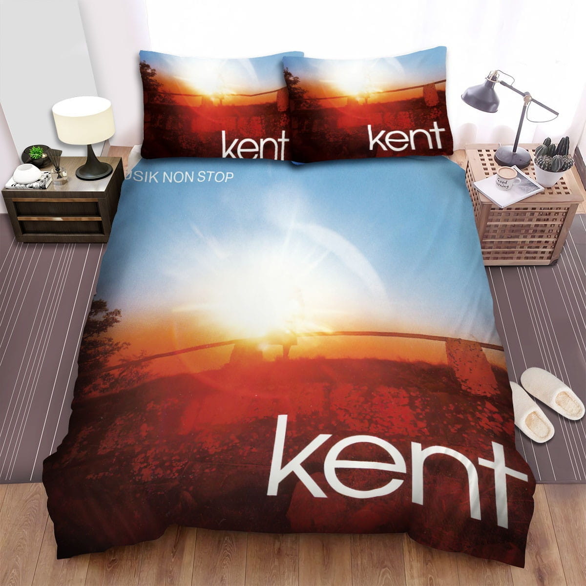 Kent Musik Non Stop Bedding Sets, Flatsheet Gift For Wife, Husband, Besties