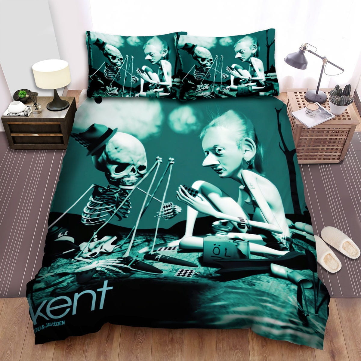 Kent Du & Jag Doden Bedding Sets Duvet Cover, Flatsheet, Pillowcase For Your Lover
