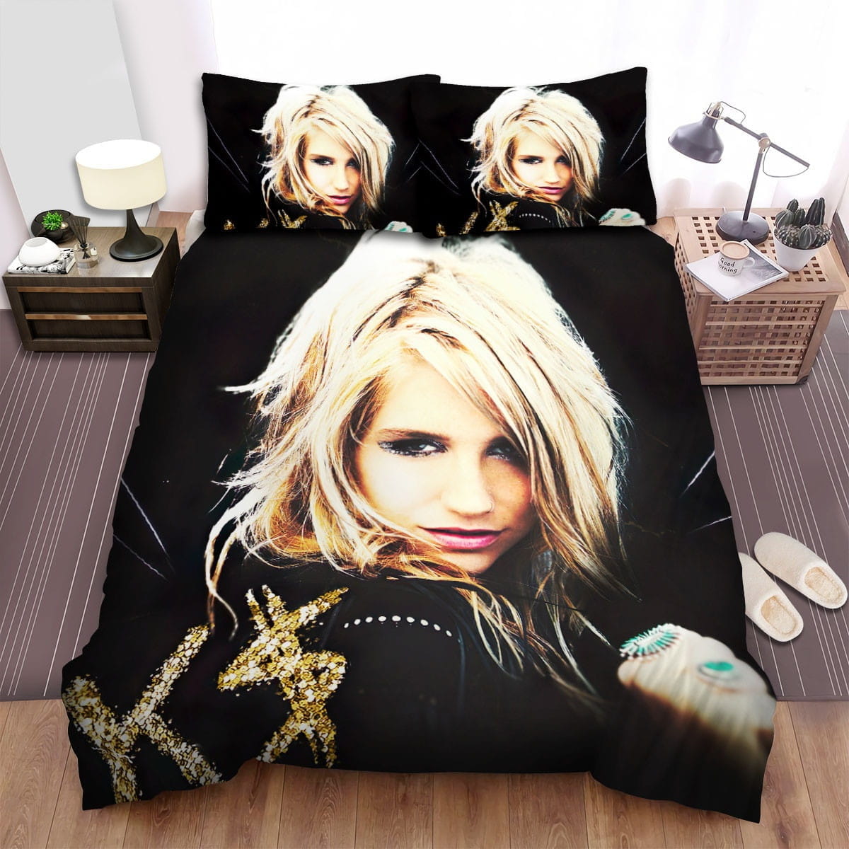 Kesha Bedding Sets Duvet Cover, Flatsheet, Pillowcases Perfect Gift For Fans