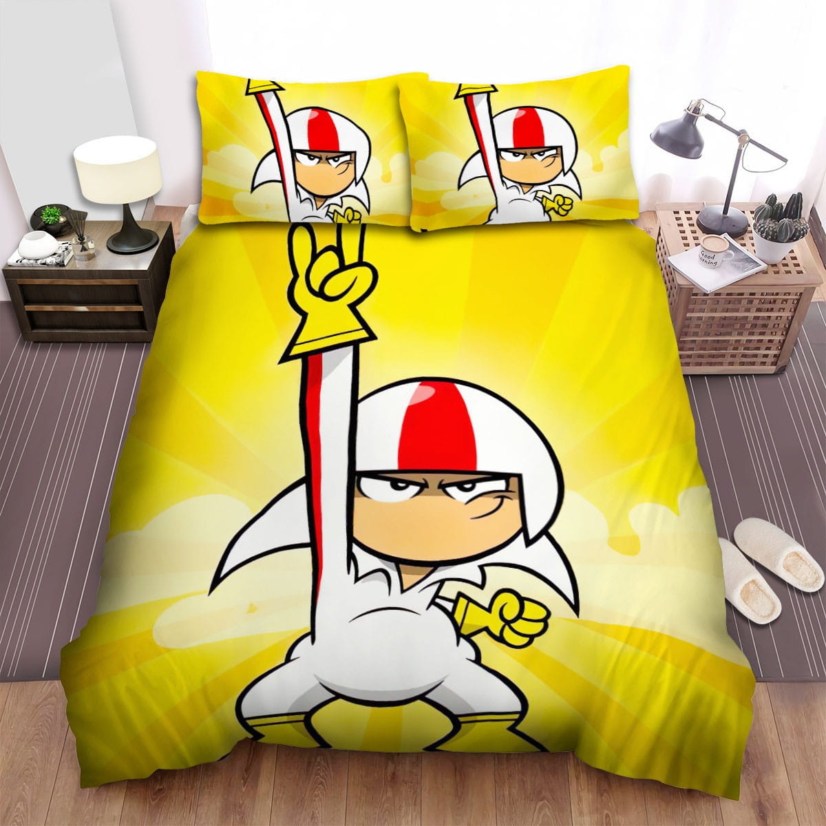 Kick Buttowski Solo Poster Bedding Sets, Flatsheet Gift For Wife, Husband, Besties