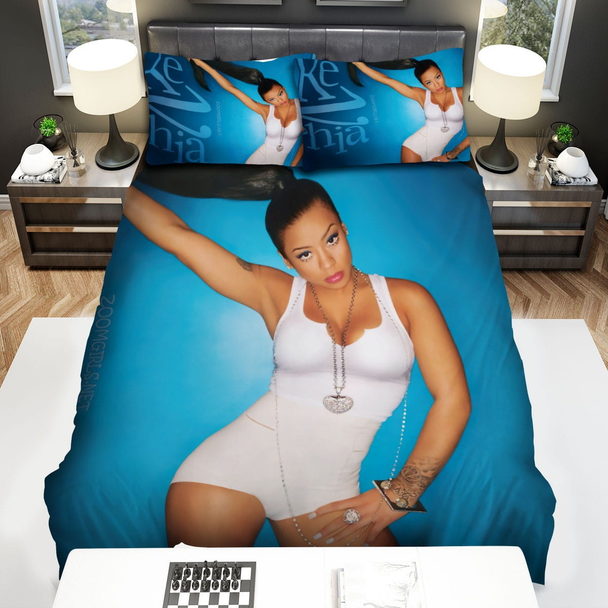 Keyshia Cole Fashion Bedding Sets Duvet Cover, Flatsheet, Pillowcases Perfect Gift For Fans