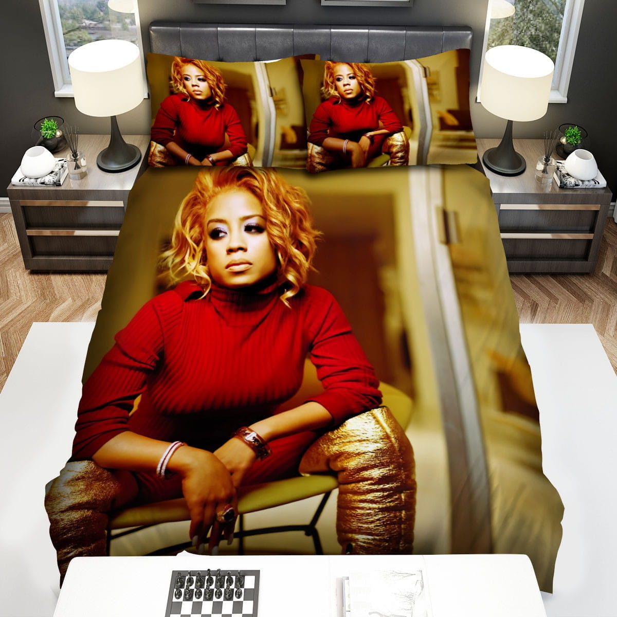 Keyshia Cole Styles Decorative Bedding Sets with Duvet Cover, Flatsheet, Pillowcases