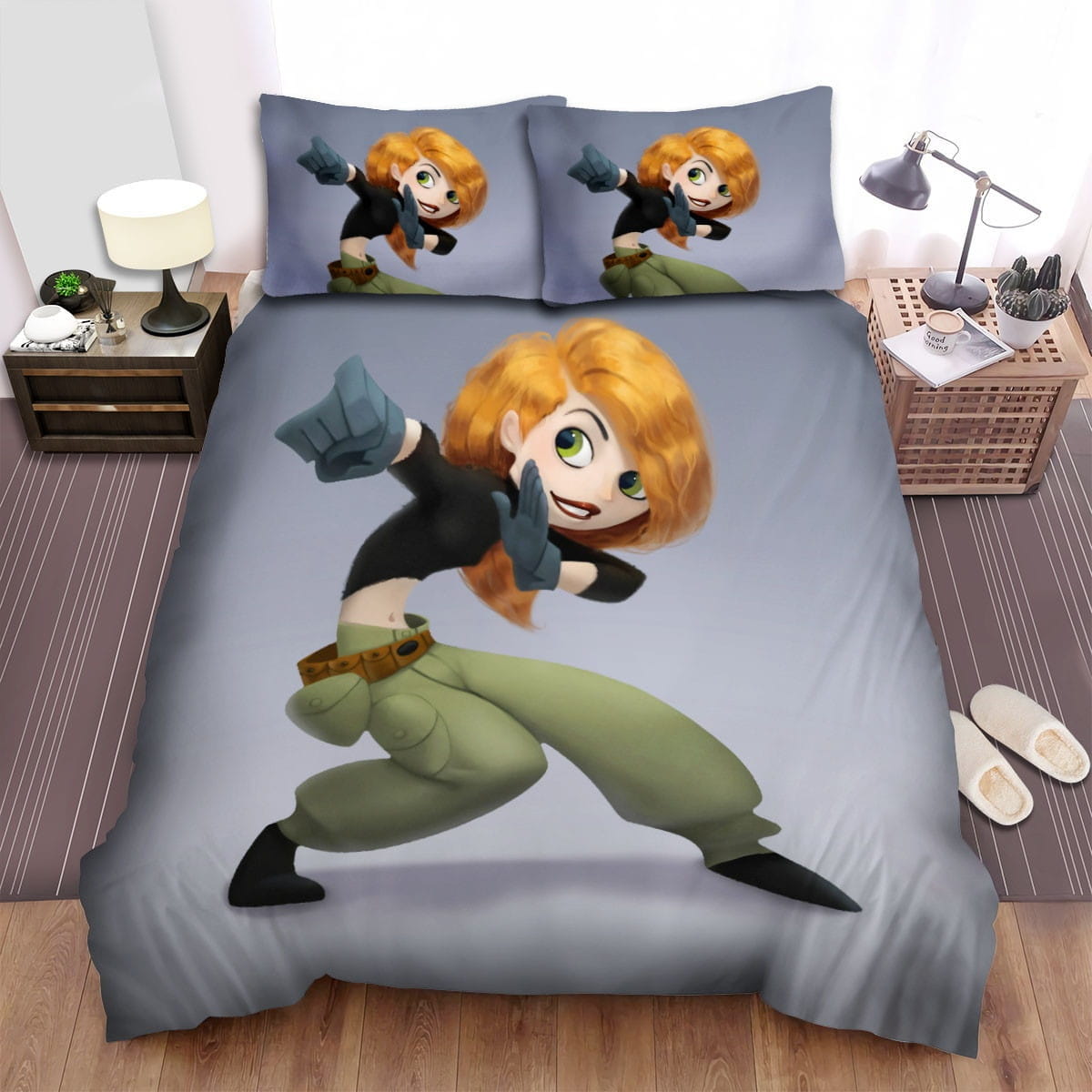 Kim Possible 3D Posing Bedding Sets Duvet Cover, Flatsheet, Pillowcase For Your Lover
