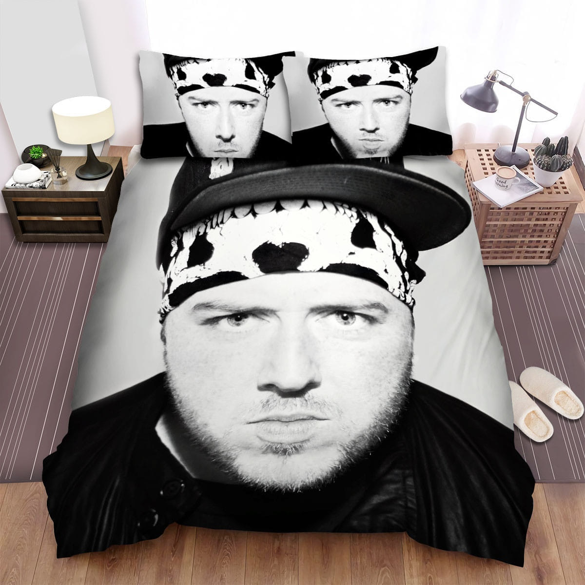 Kill The Noise Face Bedding Sets Duvet Cover, Flatsheet, Pillowcases For Every Bedroom