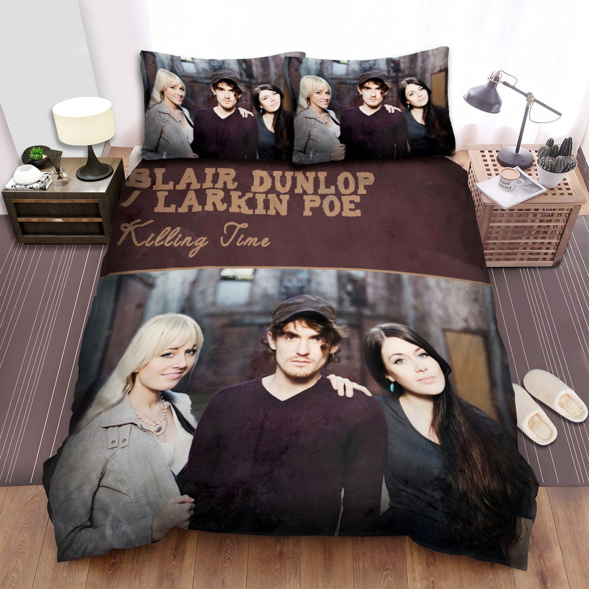 Killing Time Blair Dunlop Bedding Sets, Flatsheet Gift For Christmas, Thanksgiving, Halloween