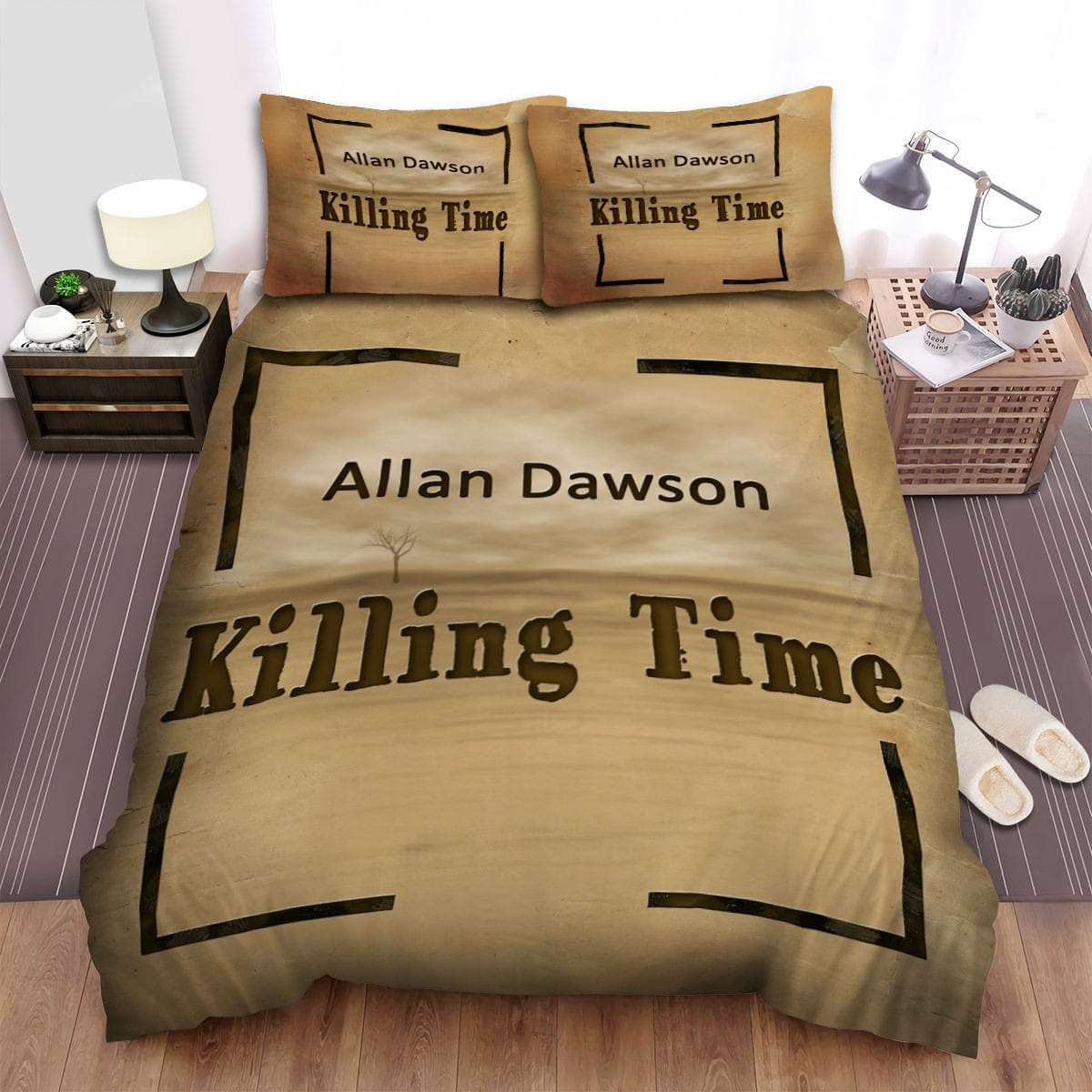 Killing Time Allan Dawson Bedding Set, Gift For Christmas, Birthday, Thanksgiving