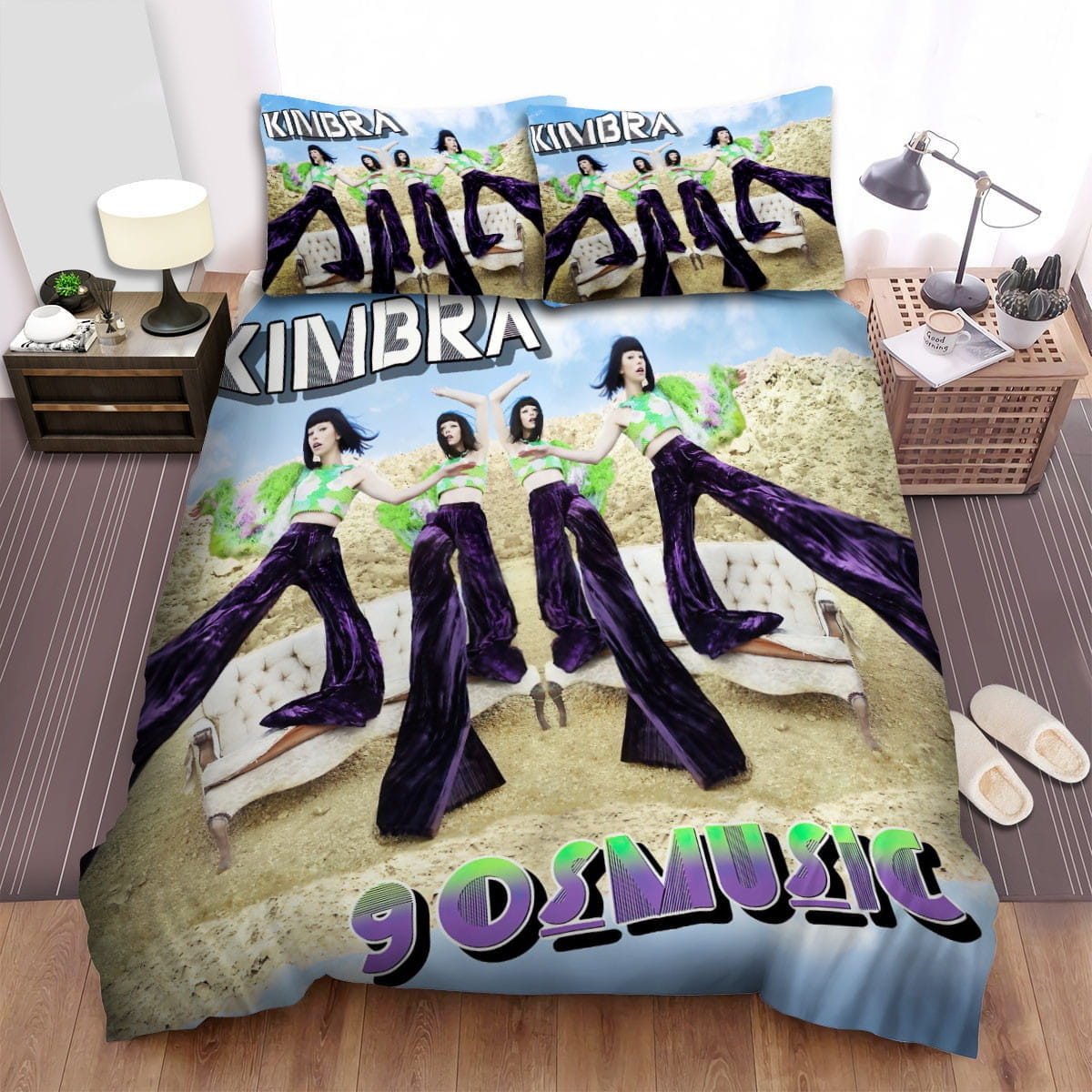 Kimbra 90s Music Art Bedding Sets Duvet Cover, Flatsheet, Pillowcase For Your Lover