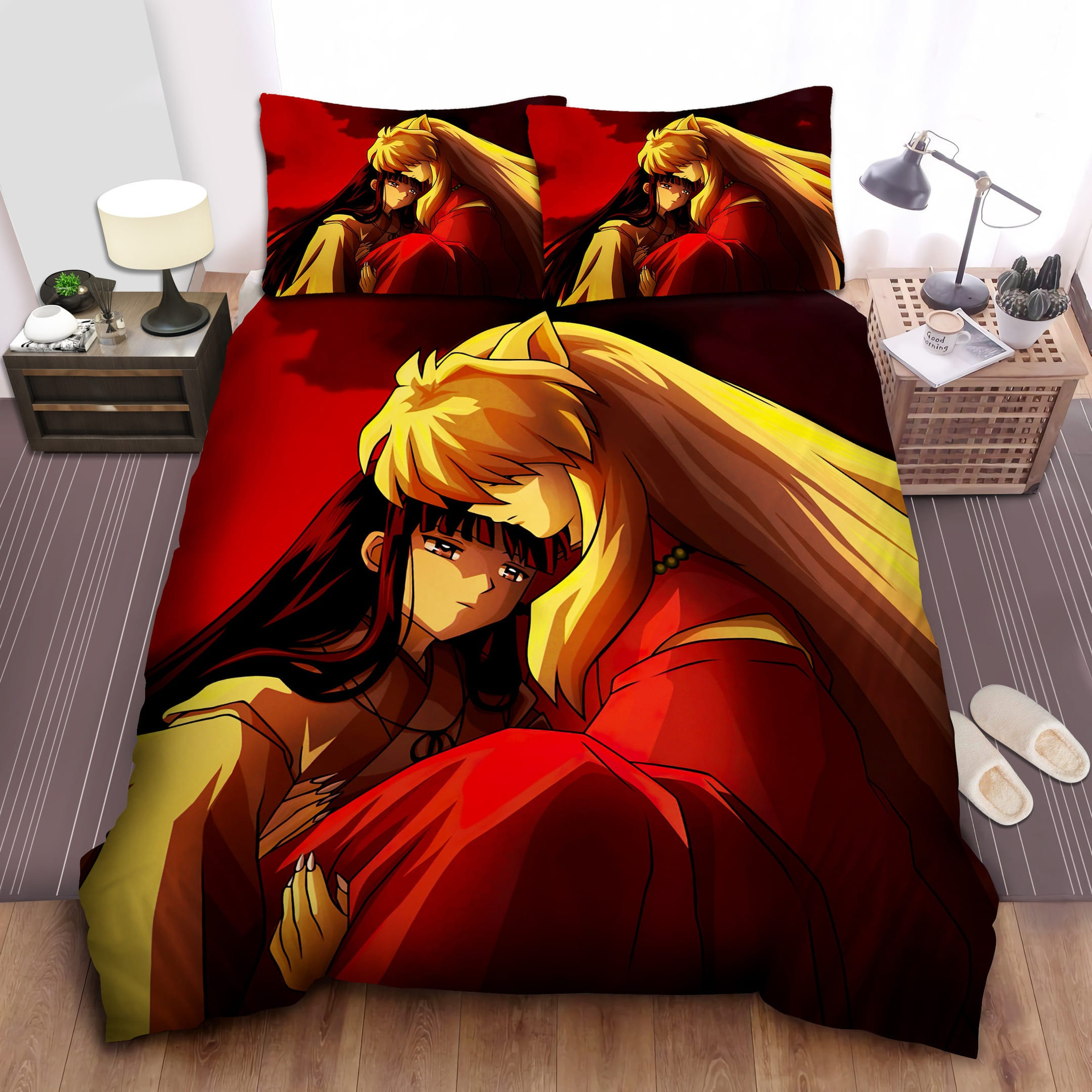 Kikyo Sadness Decorative Bedding Sets with Duvet Cover, Flatsheet, Pillowcases