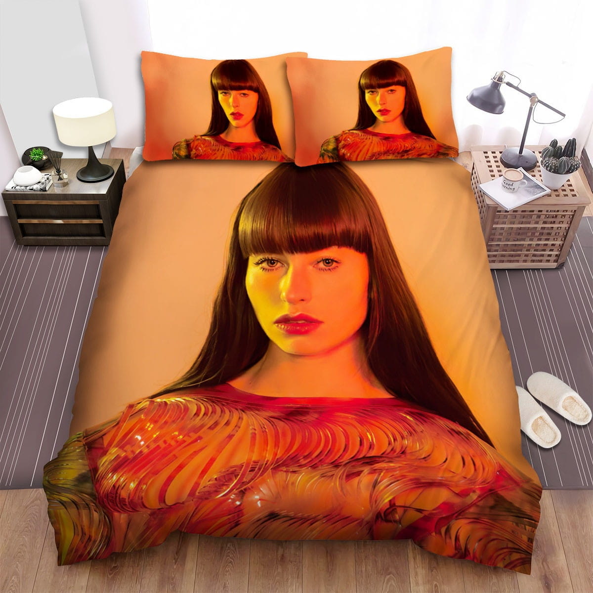 Kimbra With The Lights Decorative Bedding Sets with Duvet Cover, Flatsheet, Pillowcases