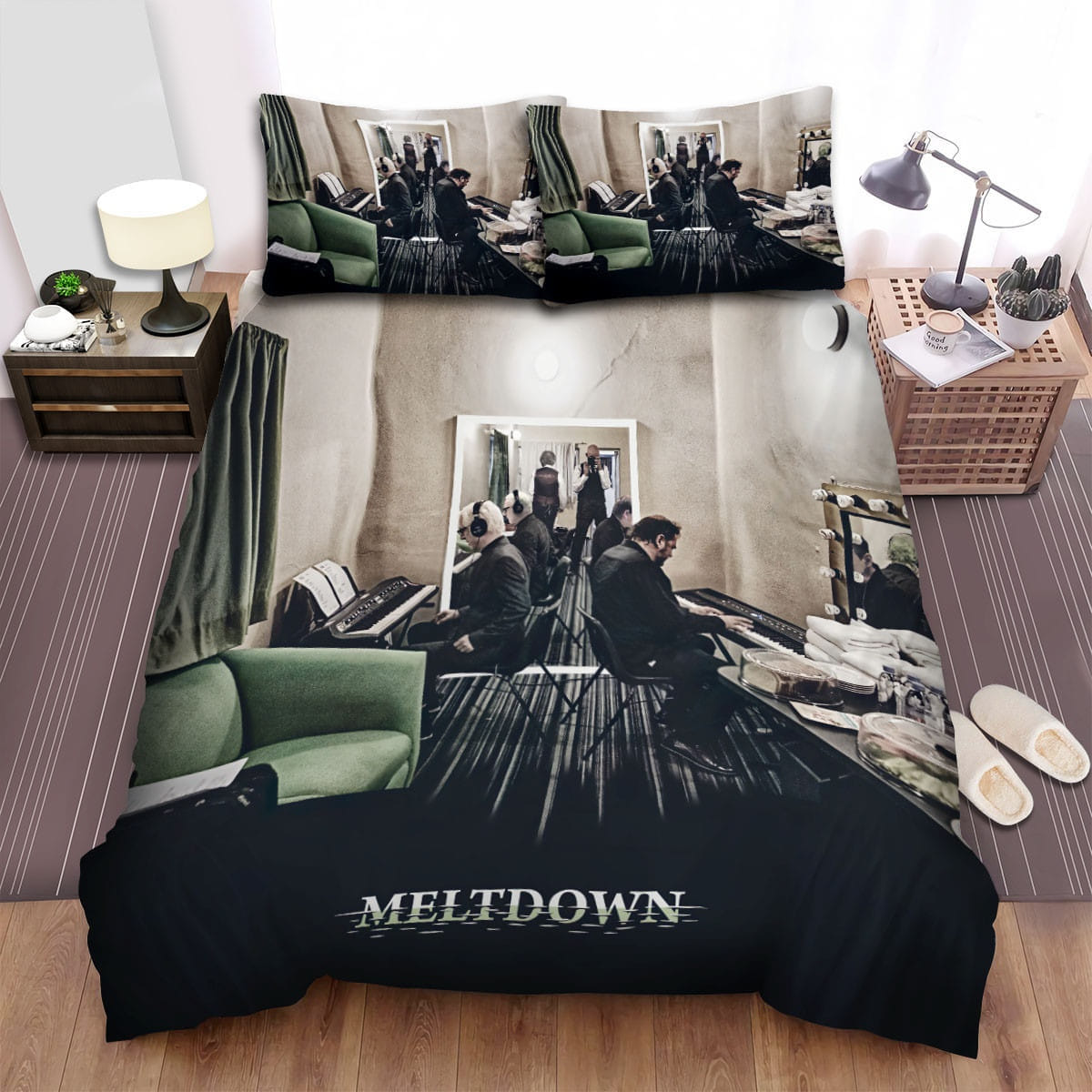 King Crimson Meltdown Bedding Sets Duvet Cover, Flatsheet, Pillowcases Perfect Gift For Fans