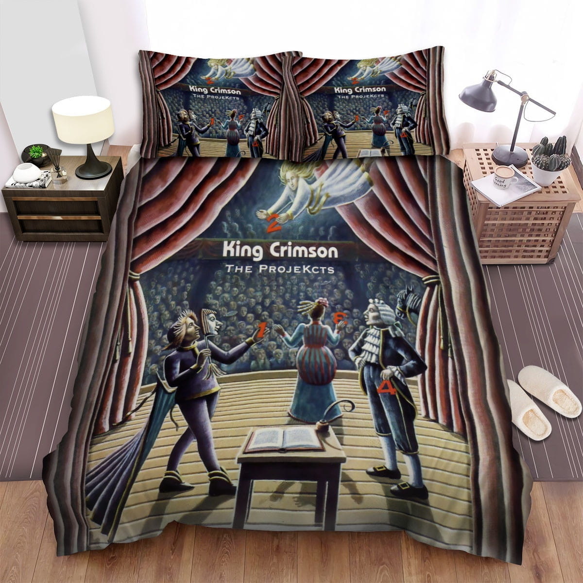 King Crimson The Projekcts Bedding Sets Duvet Cover, Flatsheet, Pillowcases Perfect Gift For Fans