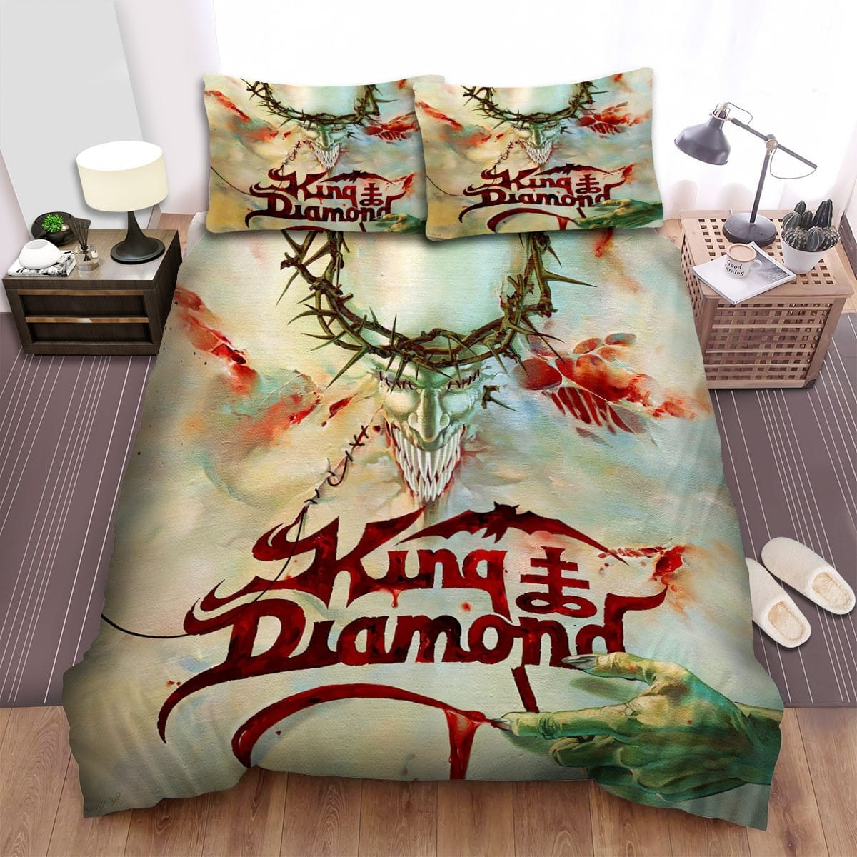 King Diamond Painting Art Bedding Sets Duvet Cover, Flatsheet, Pillowcases For Every Bedroom