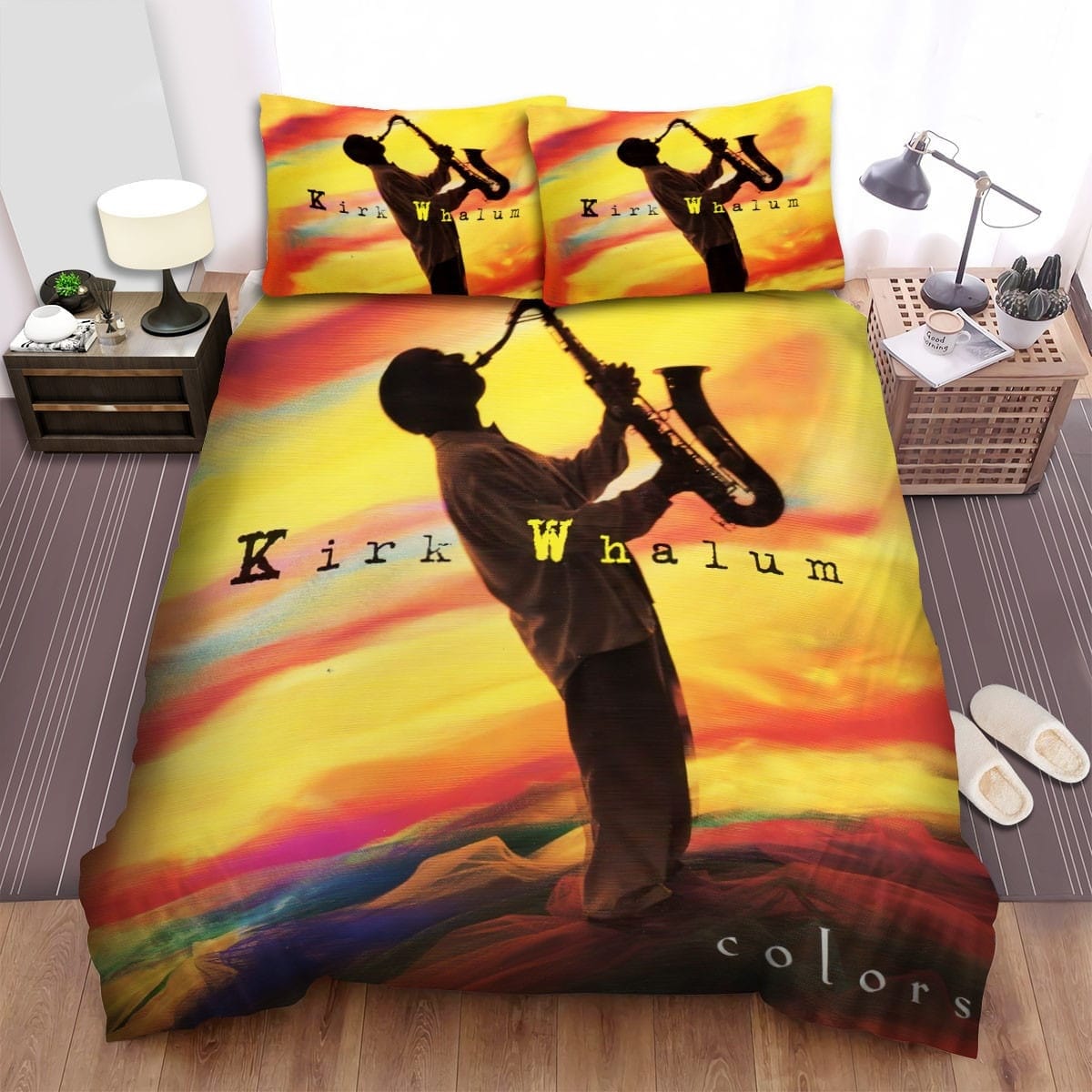 Kirk Whalum Colors Bedding Sets Duvet Cover, Flatsheet, Pillowcase For Your Lover