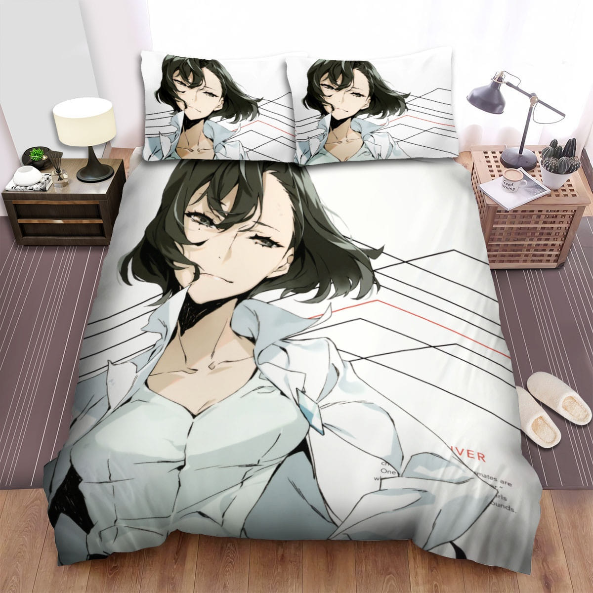 Kiznaiver Mutsumi Portrait Bedding Sets Duvet Cover, Flatsheet, Pillowcase For Your Lover