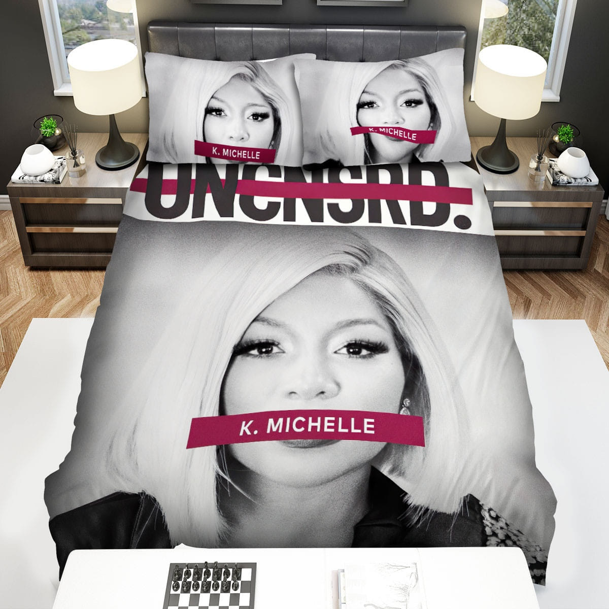 K. Michelle Poster Bedding Sets, Flatsheet Gift For Wife, Husband, Besties