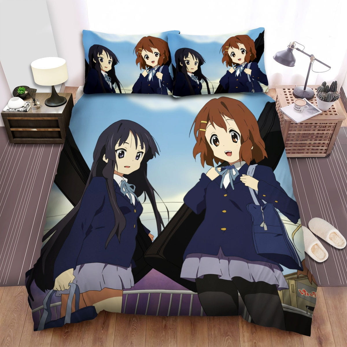 K-On Come Back Home Bedding Sets Duvet Cover, Flatsheet, Pillowcases For Every Bedroom