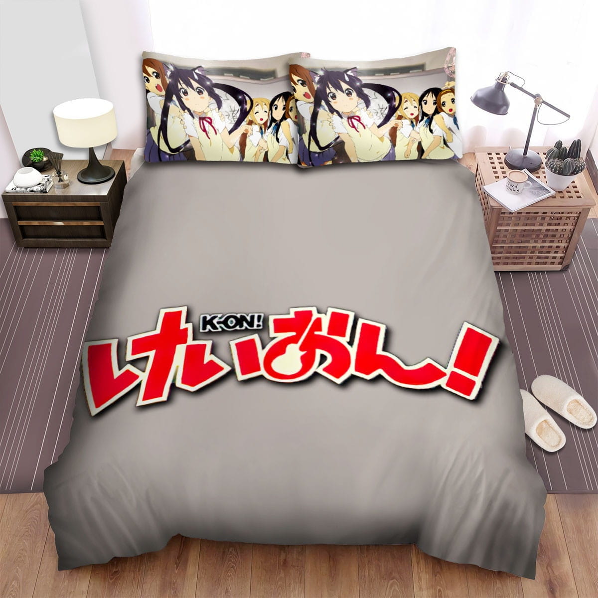 K-On In The Classroom Bedding Sets Duvet Cover, Flatsheet, Pillowcase For Your Lover