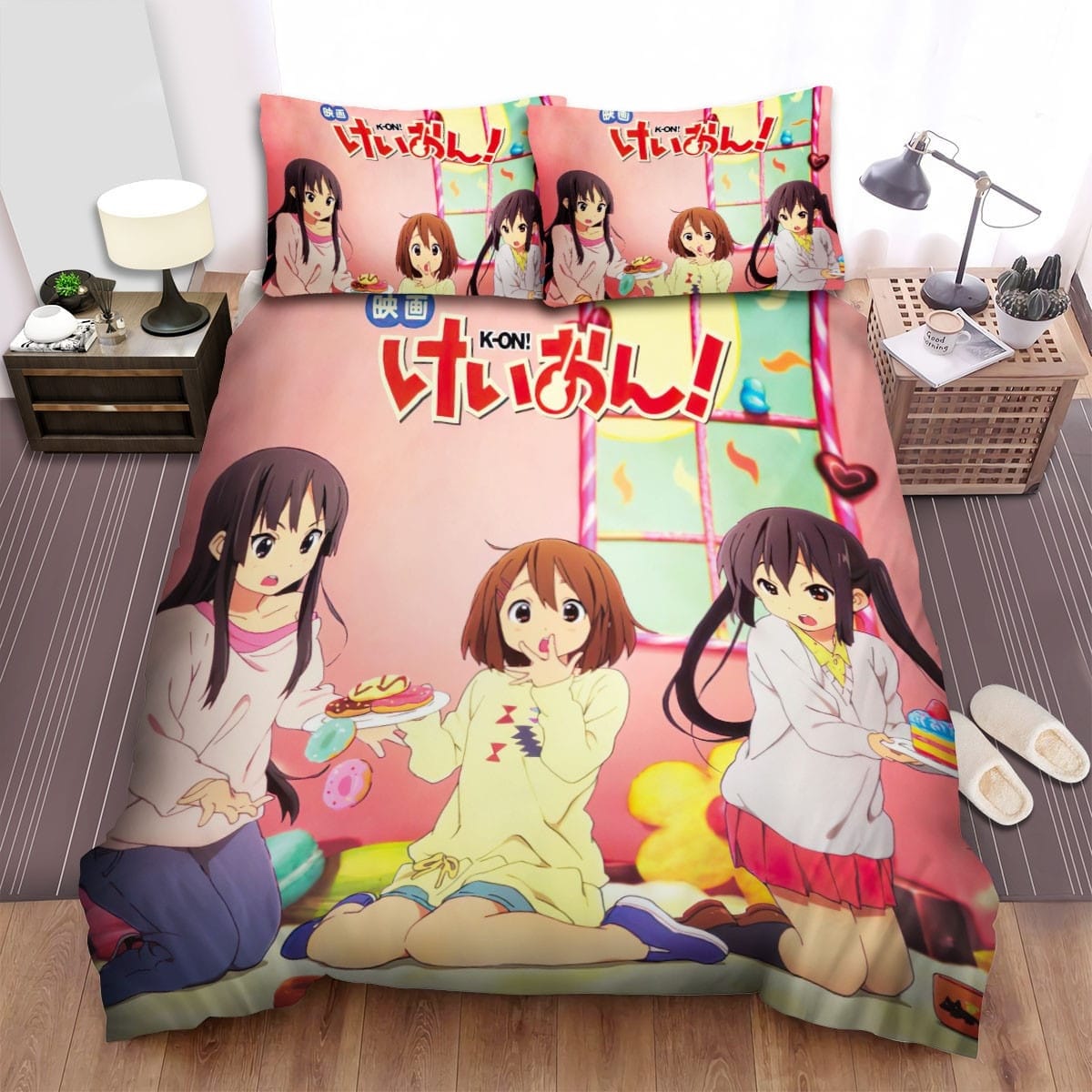 K-On Azusa Has Cupcake Bedding Set, Gift For Christmas, Birthday, Thanksgiving