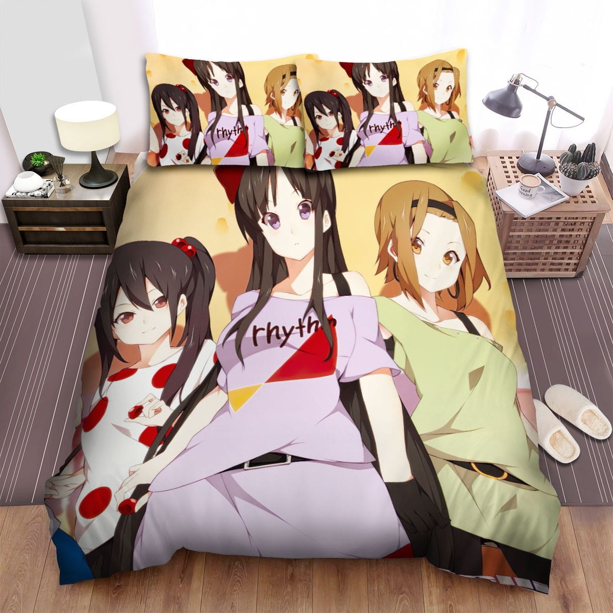 K-On Fanart Bedding Sets Duvet Cover, Flatsheet, Pillowcase For Your Lover
