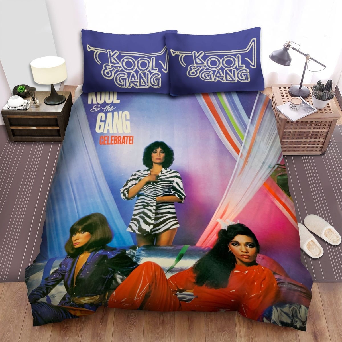 Kool & The Gang Celebrate! Decorative Bedding Sets with Duvet Cover, Flatsheet, Pillowcases