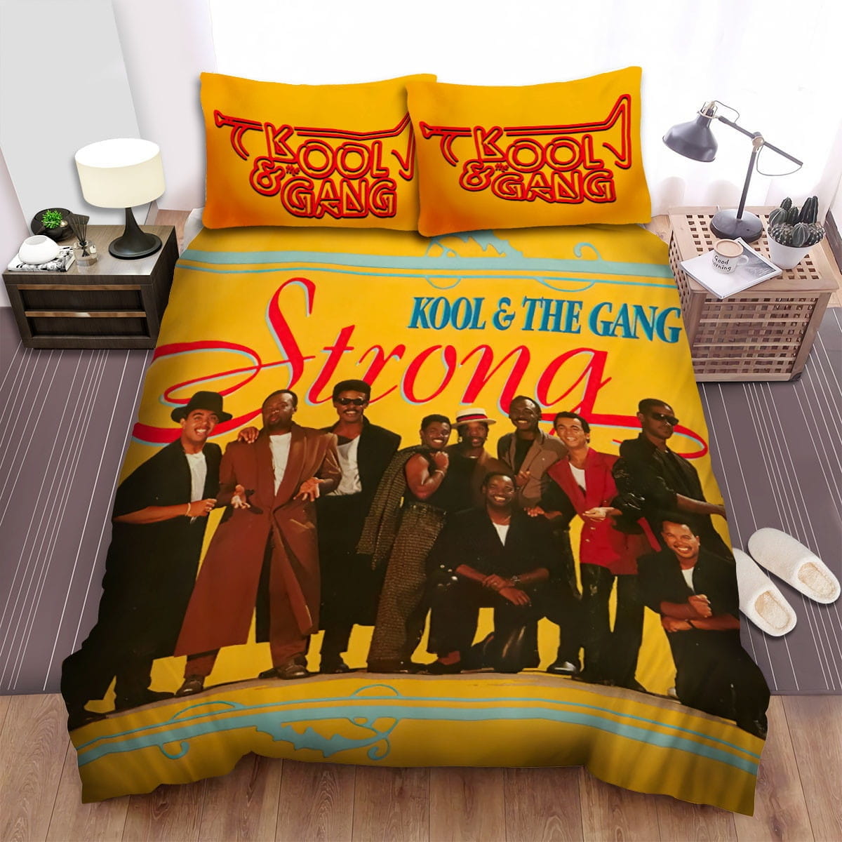 Kool & The Gang Strong Bedding Sets Duvet Cover, Flatsheet, Pillowcase For Your Lover