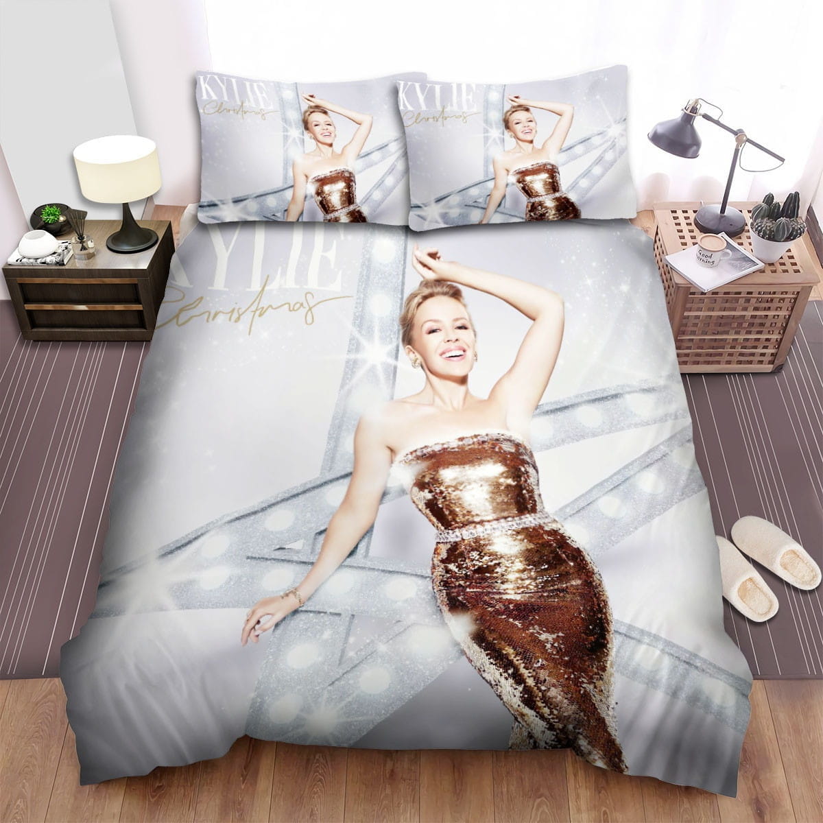 Kylie Minogue Decorative Bedding Sets with Duvet Cover, Flatsheet, Pillowcases