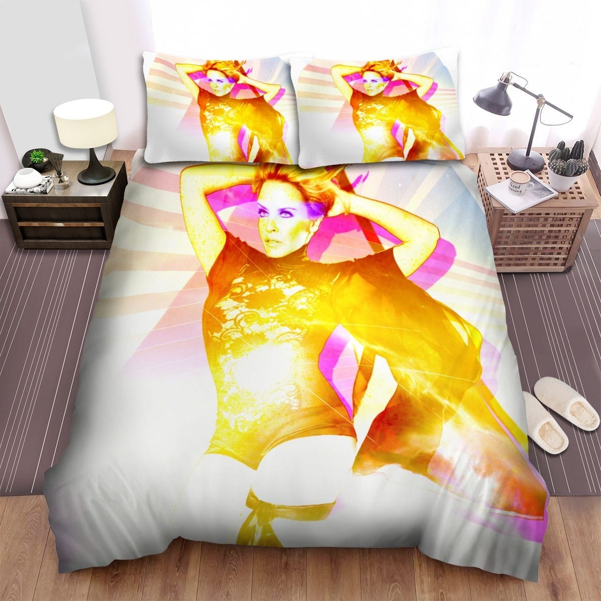 Kylie Minogue Bedding Sets Duvet Cover, Flatsheet, Pillowcases Perfect Gift For Fans
