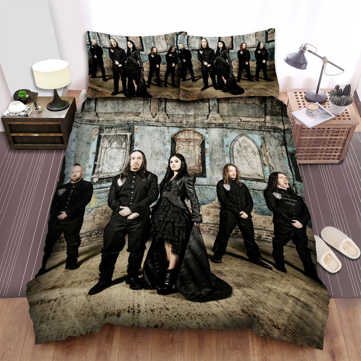 Lacuna Coil Ancient Bedding Sets, Flatsheet Gift For Wife, Husband, Besties
