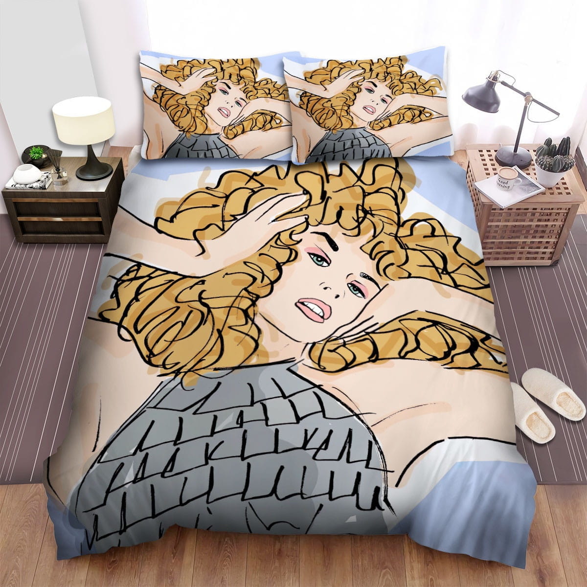 Kylie Minogue Bedding Sets, Flatsheet Gift For Christmas, Thanksgiving, Halloween