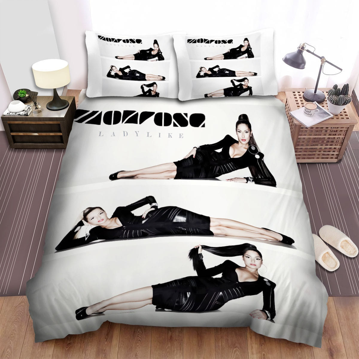 Lady Like Monrose Decorative Bedding Sets with Duvet Cover, Flatsheet, Pillowcases